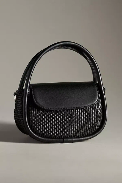 Urban Originals Day To Night Raffia Handbag In Black