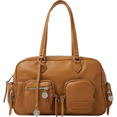Urban Originals Empower Shoulder Bag In Brown