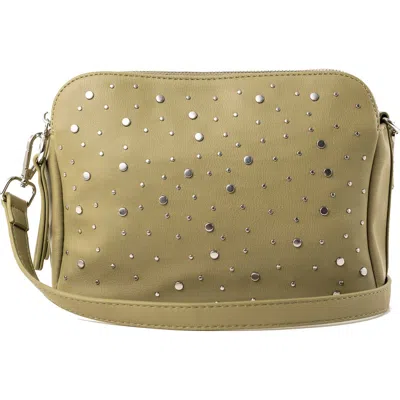 Urban Originals Galaxy Faux Leather Crossbody Bag In Green