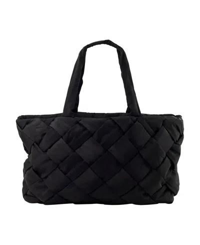 Urban Originals Holiday Essential Nylon Tote Bag In Black