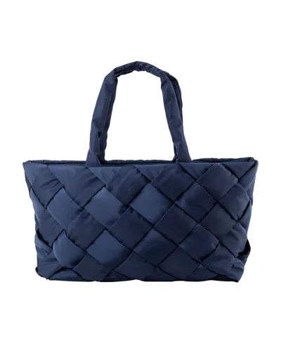 Urban Originals Holiday Essential Nylon Tote Bag In Navy