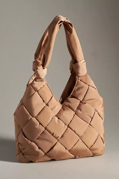 Urban Originals Knotted On The Go Bag In Beige