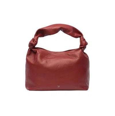 Urban Originals Knotted Wonder Faux Leather Shoulder Bag In Cherry