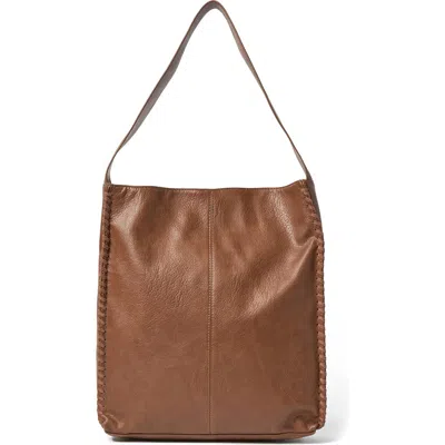Urban Originals Knowing Vegan Leather Shoulder Bag In Brown