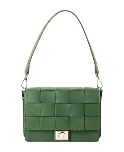 Urban Originals Loved Faux Leather Crossbody Bag In Green