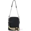 Urban Originals Mirror Mirror Vegan Leather Crossbody Bag In Black