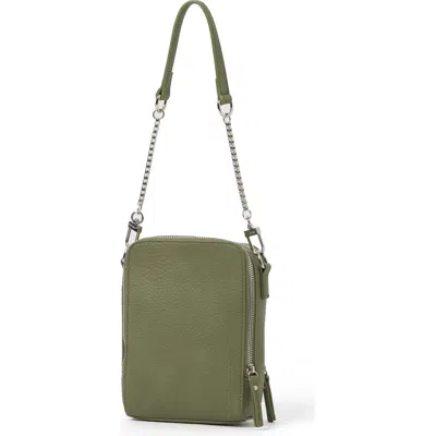 Urban Originals Mirror Mirror Vegan Leather Crossbody Bag In Green