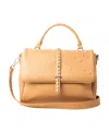 Urban Originals Orb Faux Leather Satchel Bag In Taupe