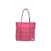 Urban Originals Palm Faux Leather Tote Bag In Berry