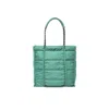 Urban Originals Palm Faux Leather Tote Bag In Green