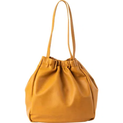 Urban Originals Paradise Vegan Leather Tote In Mustard