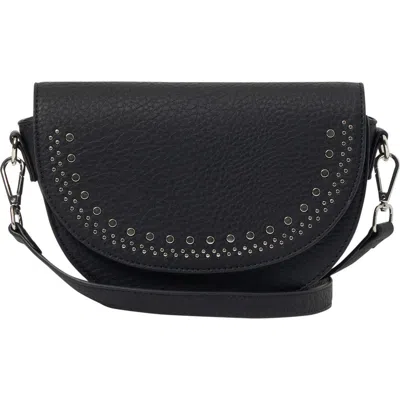 Urban Originals Rocket Vegan Leather Crossbody Bag In Black