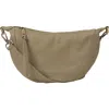 Urban Originals Super Mini Halfmoon Crossbody In Khaki