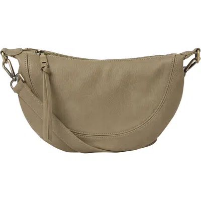 Urban Originals Super Mini Halfmoon Crossbody In Khaki