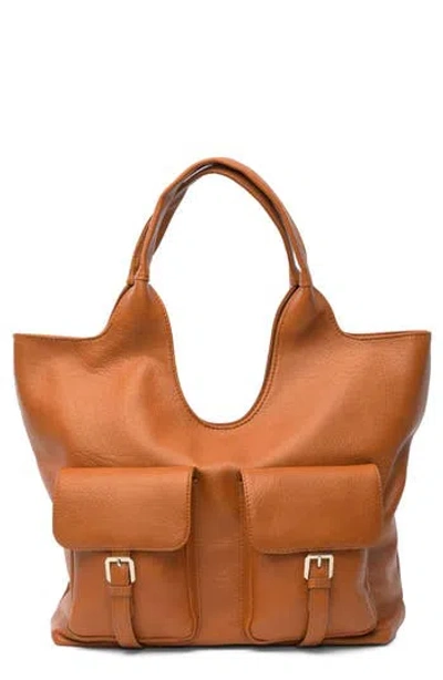 Urban Originals The Royale Vegan Leather Tote In Brown