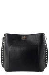 Urban Originals Triangle Vegan Leather Tote In Black