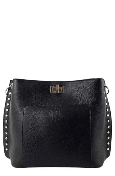 Urban Originals Triangle Vegan Leather Tote In Black