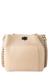Urban Originals Triangle Vegan Leather Tote In Cream