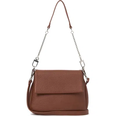 Urban Originals Wish List Vegan Leather Crossbody Bag In Brown