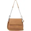 Urban Originals Wish List Vegan Leather Crossbody Bag In Sand