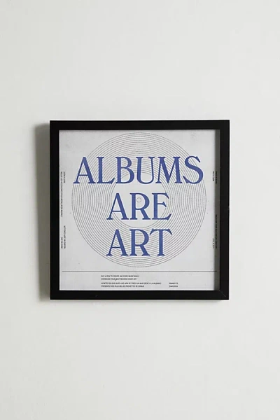 Urban Outfitters 12-inch Vinyl Album Frame In Washed Black At  In Multi