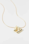 Urban Outfitters 14k Gold Plated Bubble Initial Charm Necklace, Women's At