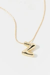 Urban Outfitters 14k Gold Plated Bubble Initial Charm Necklace, Women's At  In Multicolor