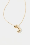 Urban Outfitters 14k Gold Plated Bubble Initial Charm Necklace, Women's At  In Multicolor