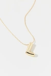 Urban Outfitters 14k Gold Plated Bubble Initial Charm Necklace, Women's At  In Multicolor