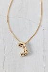 Urban Outfitters 14k Gold Plated Rhinestone Bubble Initial Charm Necklace, Women's At