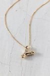 Urban Outfitters 14k Gold Plated Rhinestone Bubble Initial Charm Necklace, Women's At