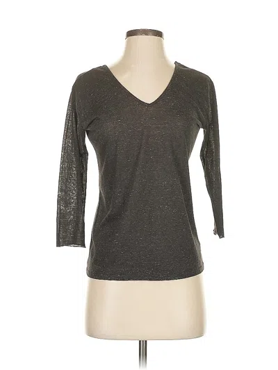 Pre-owned Urban Outfitters 3/4 Sleeve T-shirt In Gray