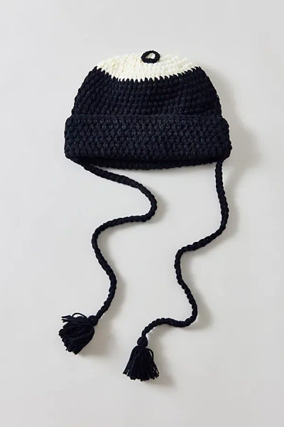 Urban Outfitters 8 Ball Tassel Beanie In Black, Men's At