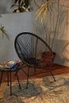 Urban Outfitters Acapulco Indoor/outdoor Woven Chair In Black At
