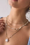 Urban Outfitters Addison Chain Layering Necklace Set In Gold, Women's At  In Gold