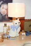Urban Outfitters Adelaide Cat Table Lamp In Ivory At  In Neutral