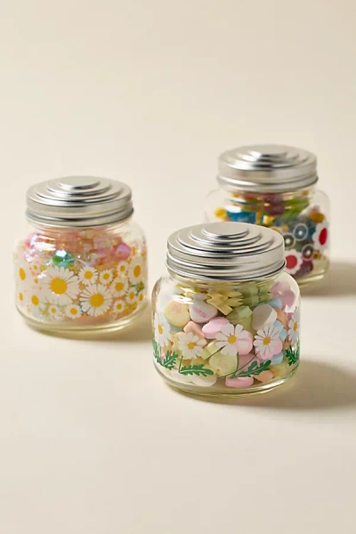 Urban Outfitters Aderia Mini Glass Jar In Daisy At  In Transparent