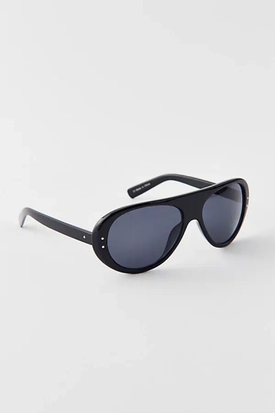 Urban Outfitters Agyness Aviator Sunglasses In Black Smoke, Women's At