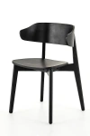 Urban Outfitters Aiden Mid-century Dining Chair In Black At