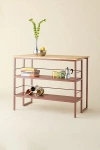 Urban Outfitters Alana Metal Kitchen Island In Wine At  In Brown