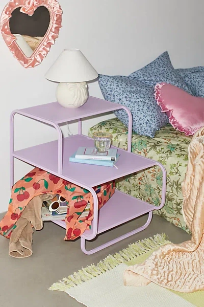Urban Outfitters Alana Modern Side Table/nightstand In Lavender At