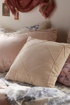 Urban Outfitters Alen Velvet Throw Pillow In Cream At  In Neutral