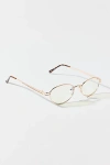 Urban Outfitters Alexa Metal Round Readers In Gold, Women's At  In Gold