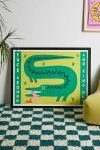 Urban Outfitters Aley Wild F*** Around And Find Out Art Print In Black Wood Frame At