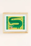 Urban Outfitters Aley Wild F*** Around And Find Out Art Print In Natural Wood Frame At  In Neutral