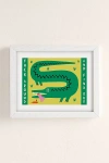Urban Outfitters Aley Wild F*** Around And Find Out Art Print In White Wood Frame At