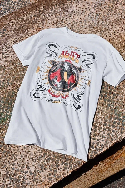 Urban Outfitters Alice Cooper Graphic Tee In White, Men's At