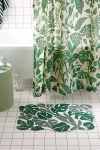 URBAN OUTFITTERS ALLOVER JUNGLE BATH MAT IN GREEN AT URBAN OUTFITTERS