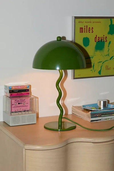 Urban Outfitters Alora Table Lamp In Green At
