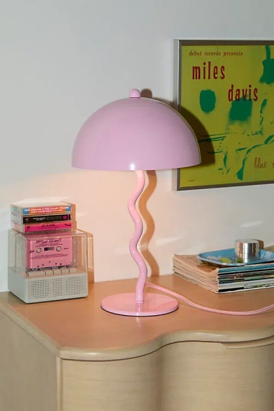 Urban Outfitters Alora Table Lamp In Pink At  In Purple